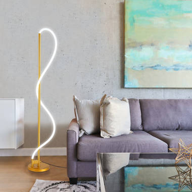 Wayfair gold floor hot sale lamp